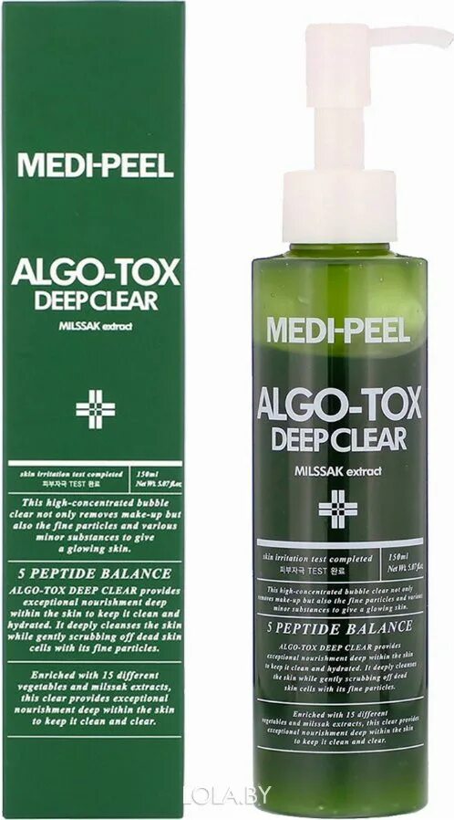 Medi peel algo tox deep clear. Пенка для умывания algo-tox deep clear foam 150ml. пенка для глубокого очищения medi-peel algo-tox deep clear 150ml. гель для глубокого очищения кожи с эффектом детокс 150мл medi-peel (корея).