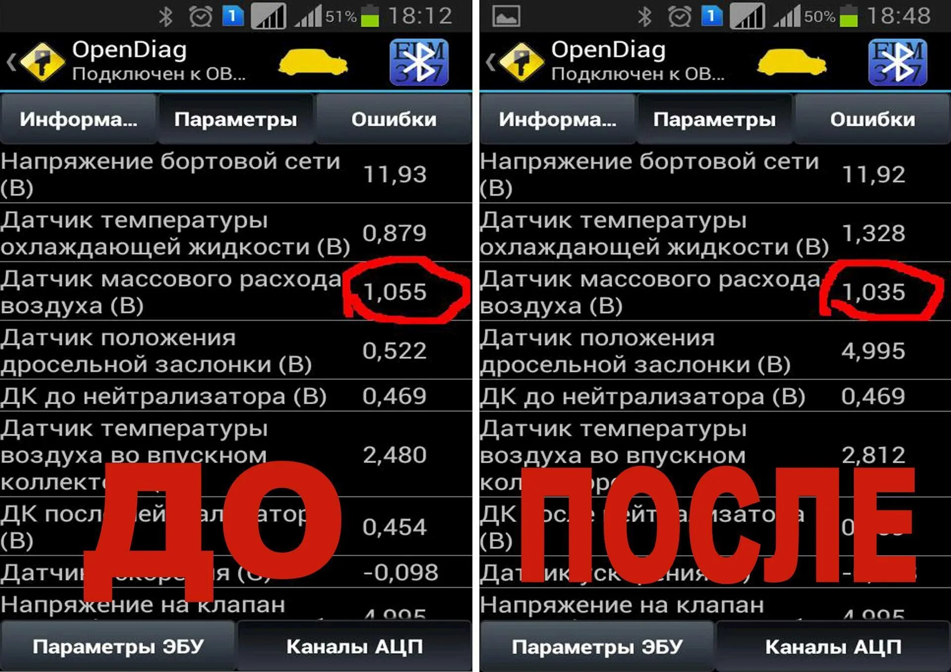 Воздух топливо ваз. АЦП датчика массового расхода воздуха ВАЗ 2110. Датчик массового расхода ВАЗ 2110 опен диаг напряжения. OPENDIAG ВАЗ 2114. Датчик массового расхода воздуха ВАЗ программа OPENDIAG.