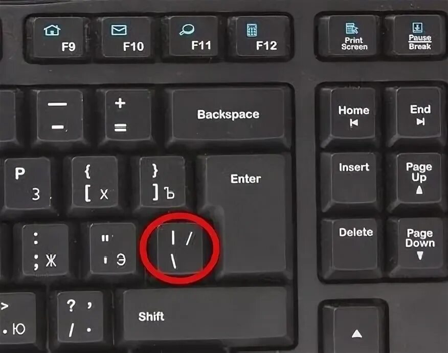 Где находится вправо. Вертикальная черточка на клавиатуре. Слэш на клавиатуре ноутбука. Вертикальная палочка на клавиатуре. Обратный слэш клавиша.