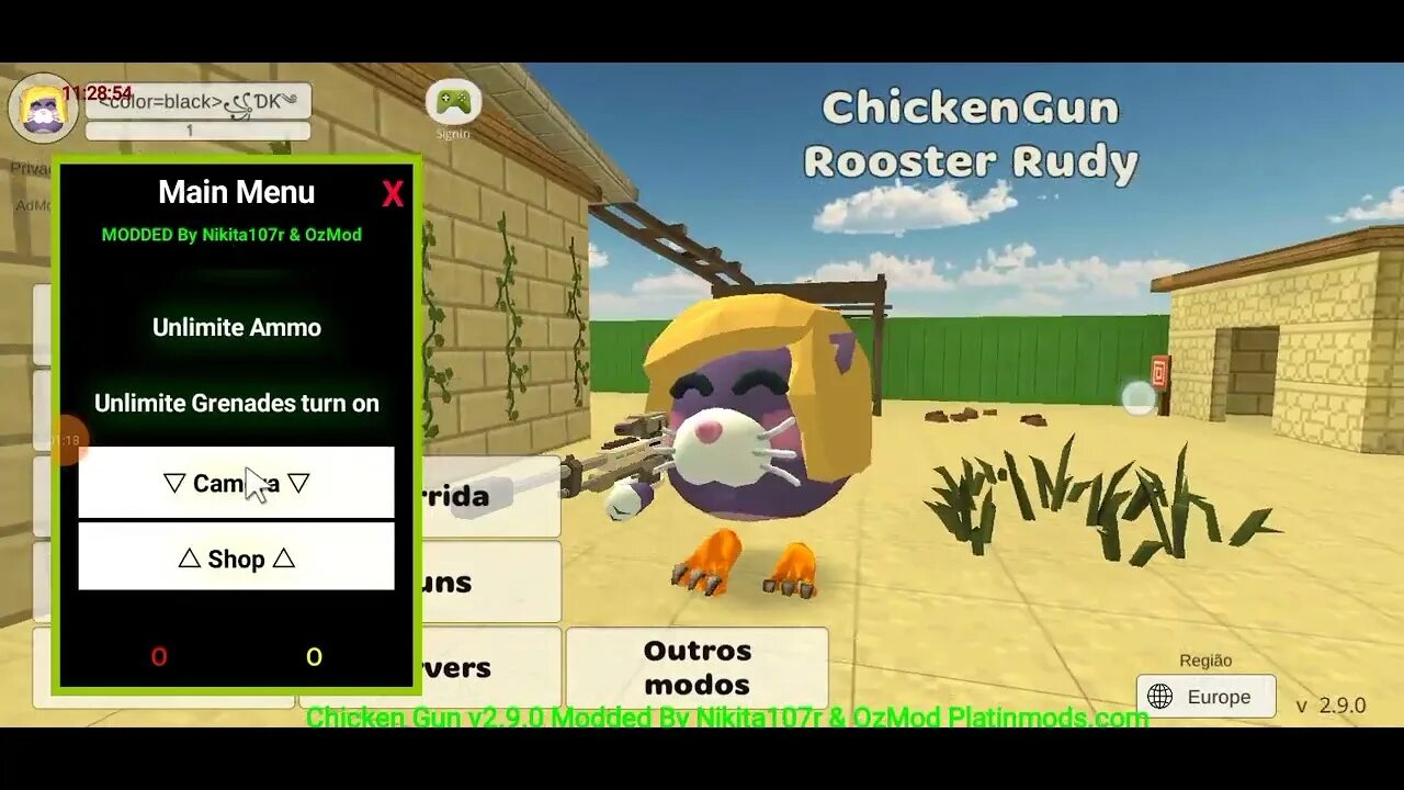 Chicken Gun Mod menu. Чикен Ган меню 3.0.0.3. Chicken Gun Mod menu 2.9. Chicken Gun Mod menu 3.1.02.