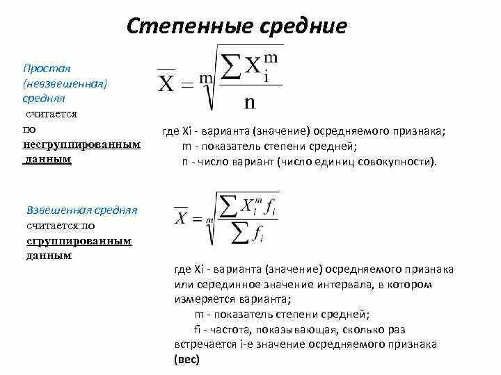 Степенная значение. Степенная значение