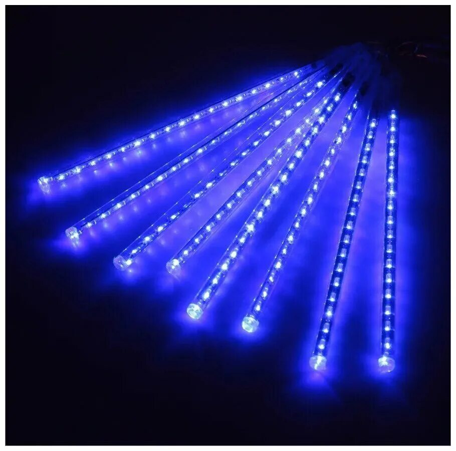 гирлянда метеоритный дождь 50 см. гирлянда rich led тающая сосулька rl-mt10*0. ) 900-034. гирлянда "сосульки". светодиодная гирлянда тающие сосульки, 8 шт.