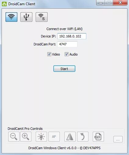 DROIDCAM client для компьютера. DROIDCAM как пользоваться. Как подключить DROIDCAM. Droidcam client