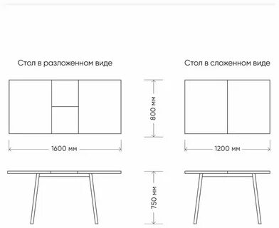 Разметка стола