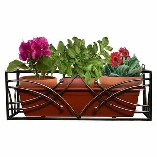 Металлические ящики для цветов
