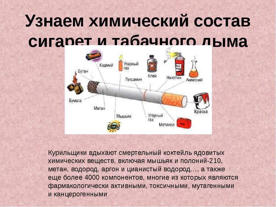 Состав сигареты. Строение сигареты. Из чего состоит сигарета. Химический состав сигареты и сигаретного дыма.