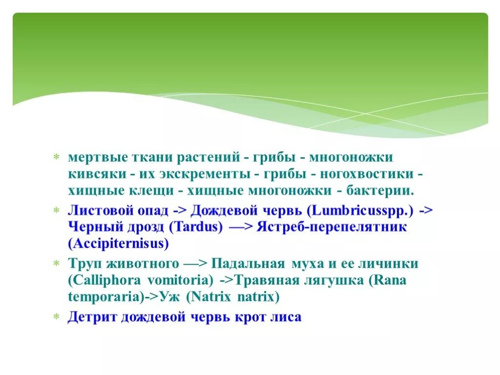 Мертвой тканью является