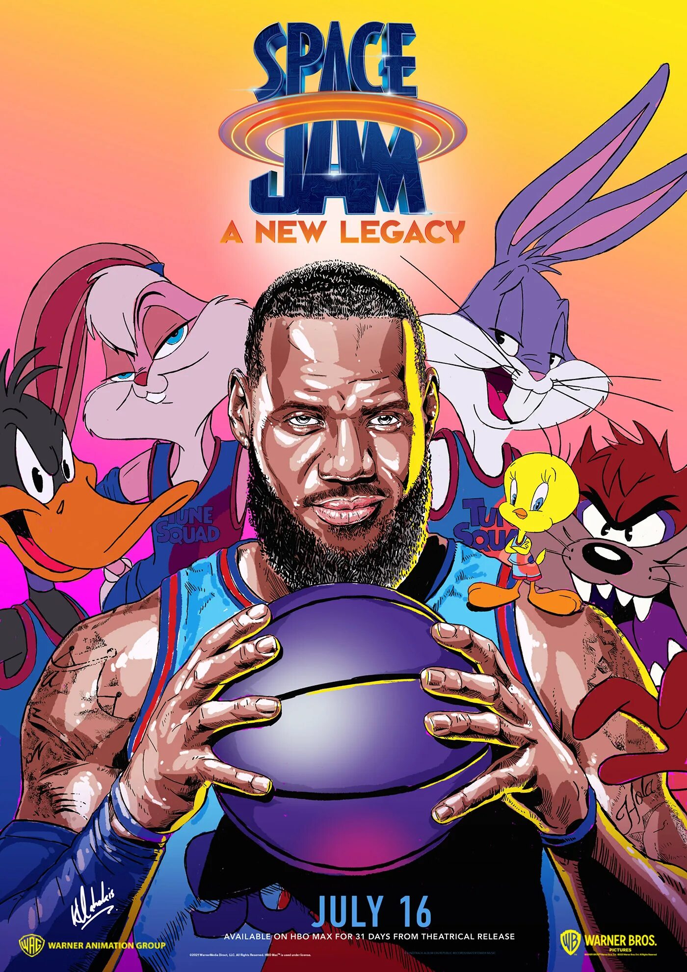 Space jam new. Космический джэм 2 новое поколение.