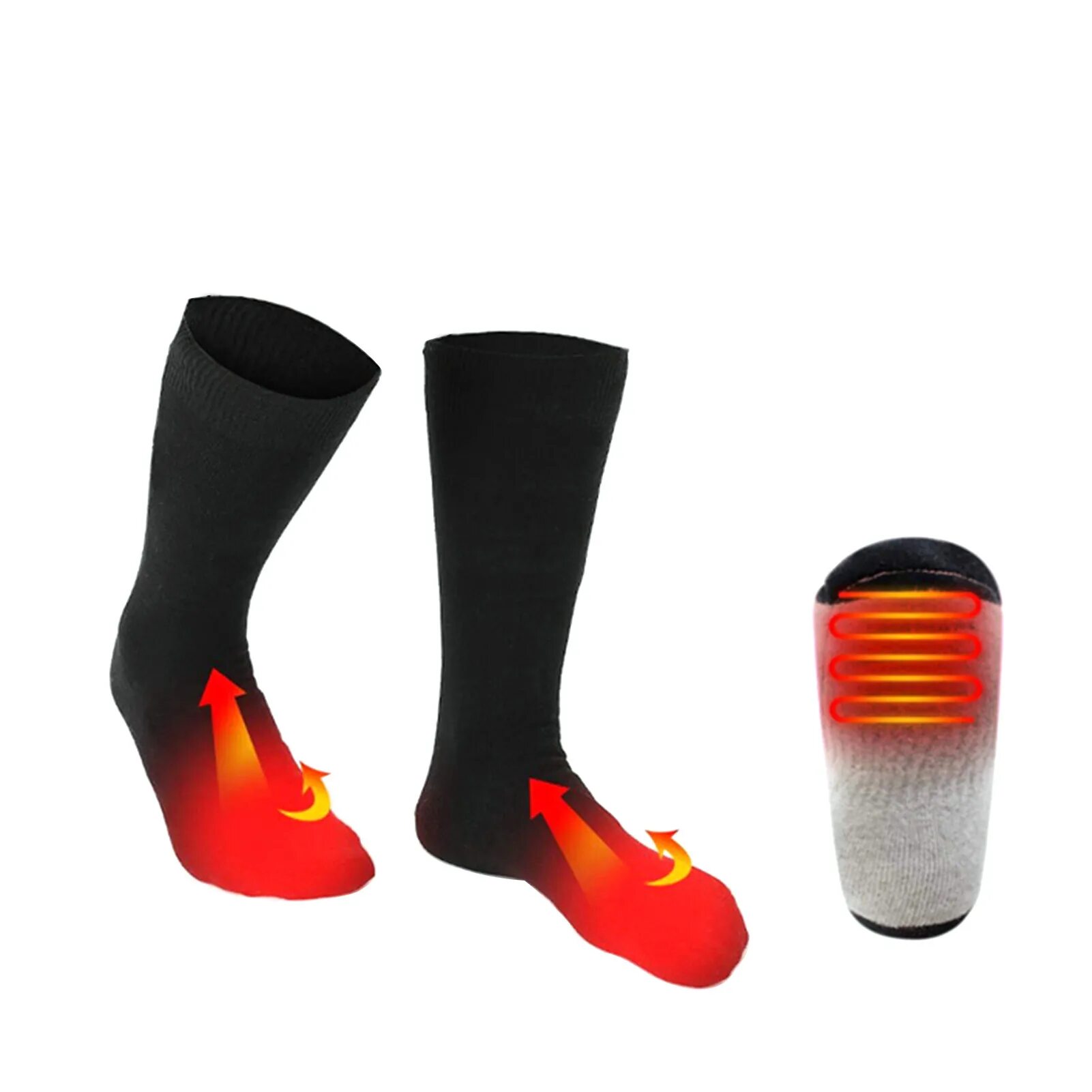 Носки с подогревом на аккумуляторе. Heating socks-электрические носки с подогревом за 1.074,61р. носки с подогревом vimage. электроноски с подогревом. термоноски с подогревом.