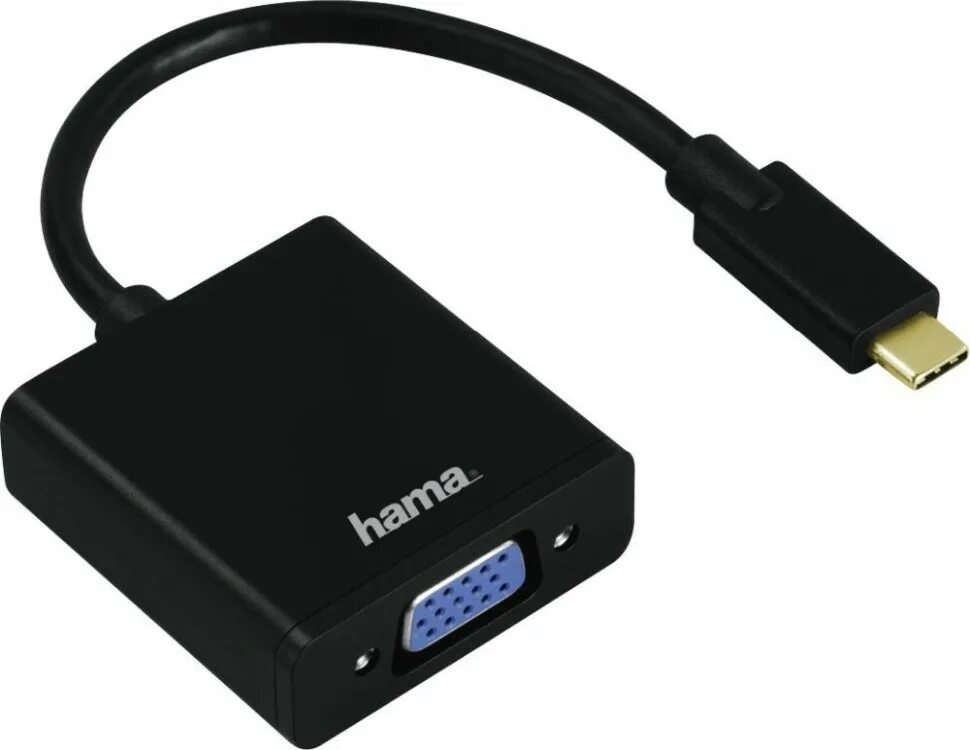 Телевизор с type c. Переходник Hama h-135726. Адаптер Hama 00135726. Адаптер VGA Hama USB Type-c (m) - VGA (F). USB Type c - 2 VGA.