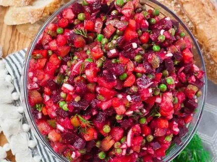 Вкусный винегрет классический