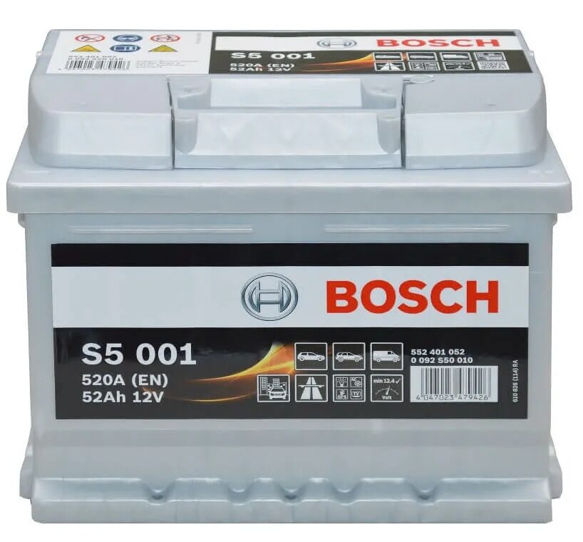 Купить аккумулятор s5. Bosch s5 54ah/530a. Аккумулятор бош Сильвер s5. Аккумулятор Bosch Silver Plus s5 52 а/ч. Аккумулятор Bosch Silver 52 а/ч 207x175x175 прямая.