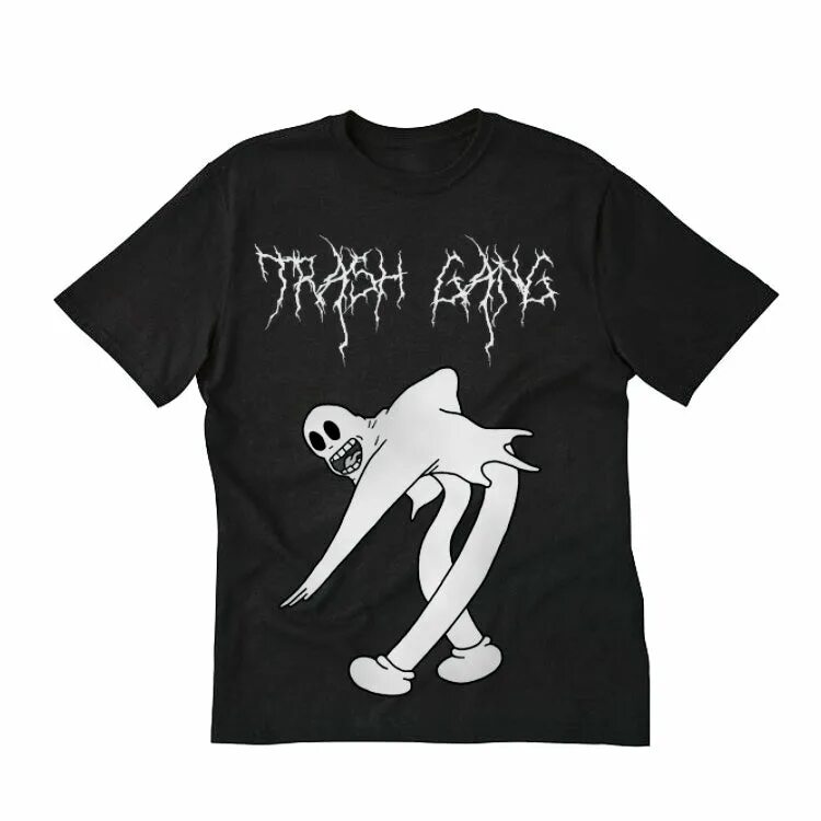 Футболка gang. Футболка Trash GHOSTEMANE. Trash gang футболка. Футболки с изображением смерти.