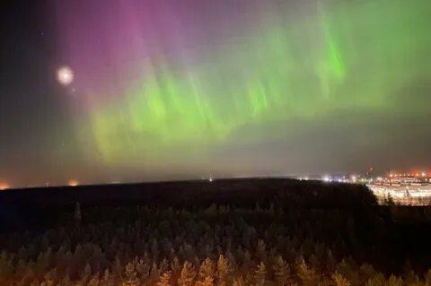 Северное сияние в августе 2024