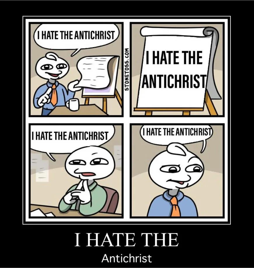 I hate the Antichrist. Trollface i hate Antichrist. Trollge i hate the Antichrist. I hate the Antichrist meme.