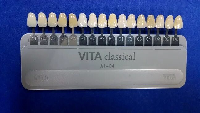 Палитра стоматология. Vita Classic ( фирма Vita) -Chromascop (фирма Ivoclar). Шкала Vita (шкала Вита, VITASCALE). Шкала цвета зубов Вита. Оттенок b1 по шкале Вита.