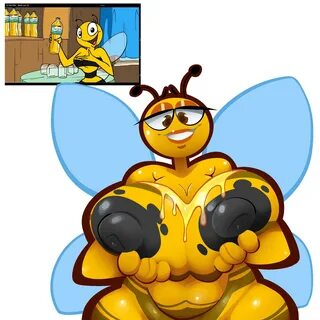 parody, vinesauce, tagme, bee, big nipples, commercial, honey, huge breasts...