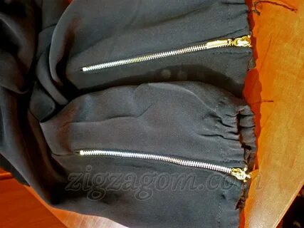 Где вшить молнию в куртку