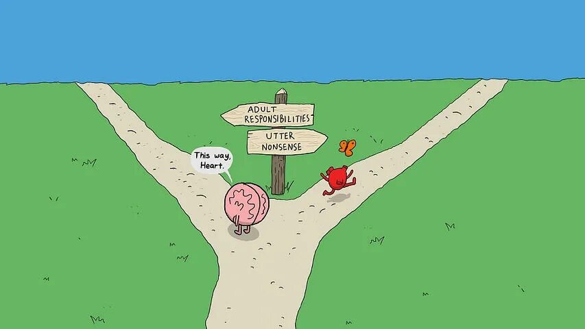 No way is found. Mind vs heart. no way. нонсенс картинки. utter приложение.