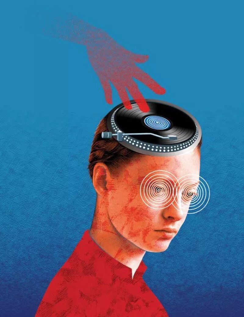 Крутить мысли в голове. Мыслящий человек. Память. Интеллектуальная девушка. Страхи в голове.