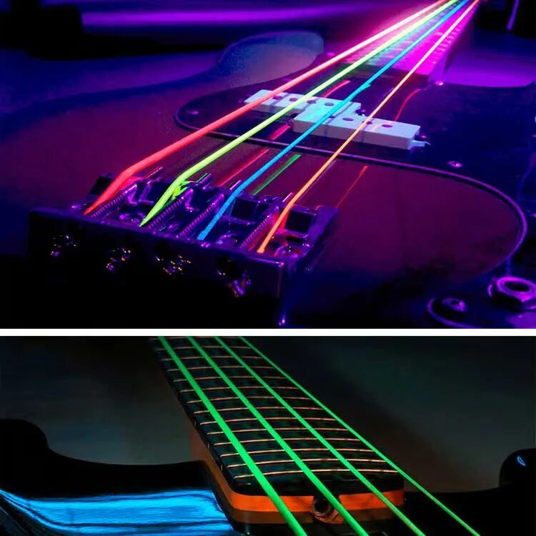 Струны Dr Neon Bass. Струны для бас гитары Dr. Люминесцентные струны для бас гитары. Цветные струны для бас гитары.