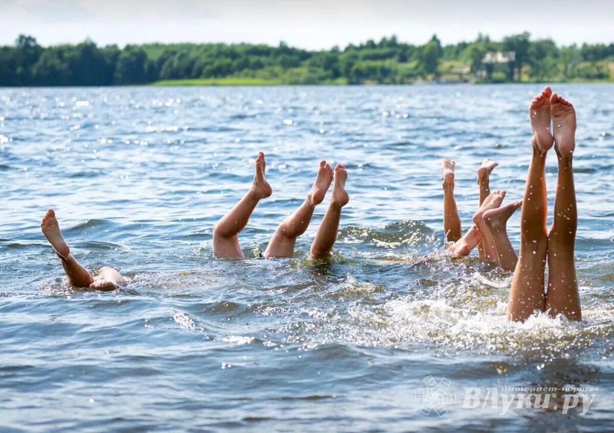 Август в воде