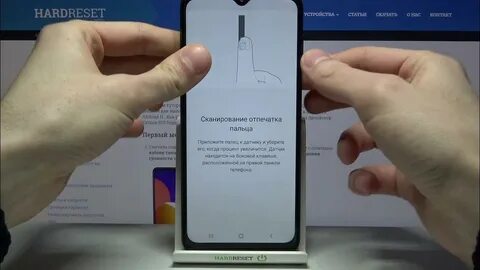 Infinix отпечаток пальца