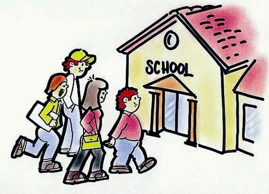 School flashcards. Arrive картинка для детей. arrive at school. arrive in at. arrive at school picture for kids.