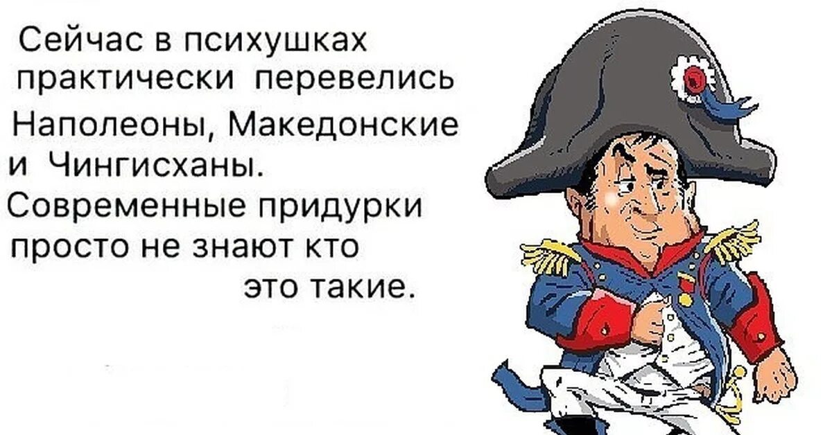 Наполеон карикатура. Приколы про Наполеона в дурке. В психушках перевелись Наполеоны практически. Наполеон в дурдоме.