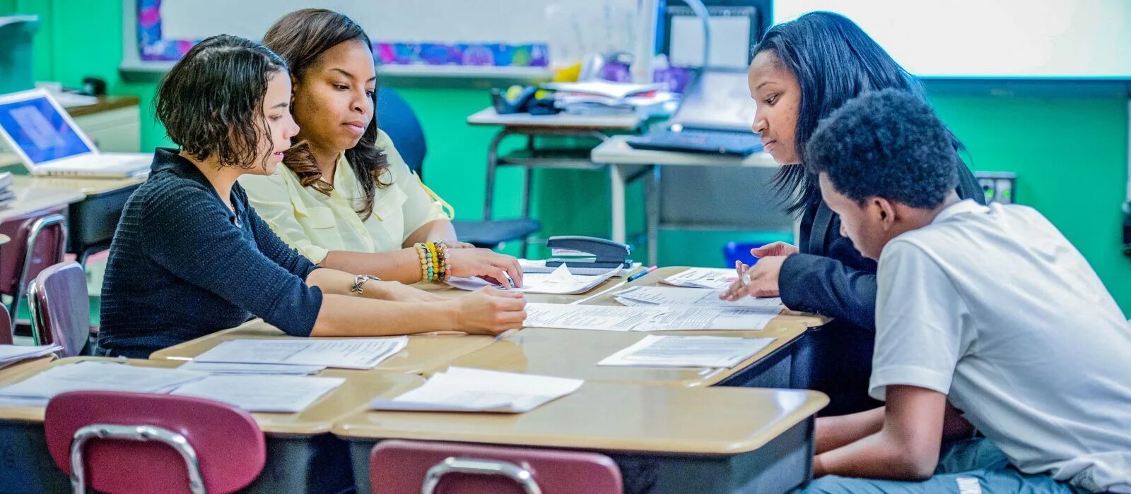 Parent teacher Conference. Teachers meeting. Teacher Conference. Parents meeting at School.