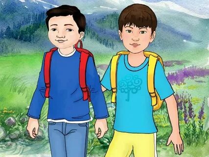 Екі дос қалыңдықты сиқытады