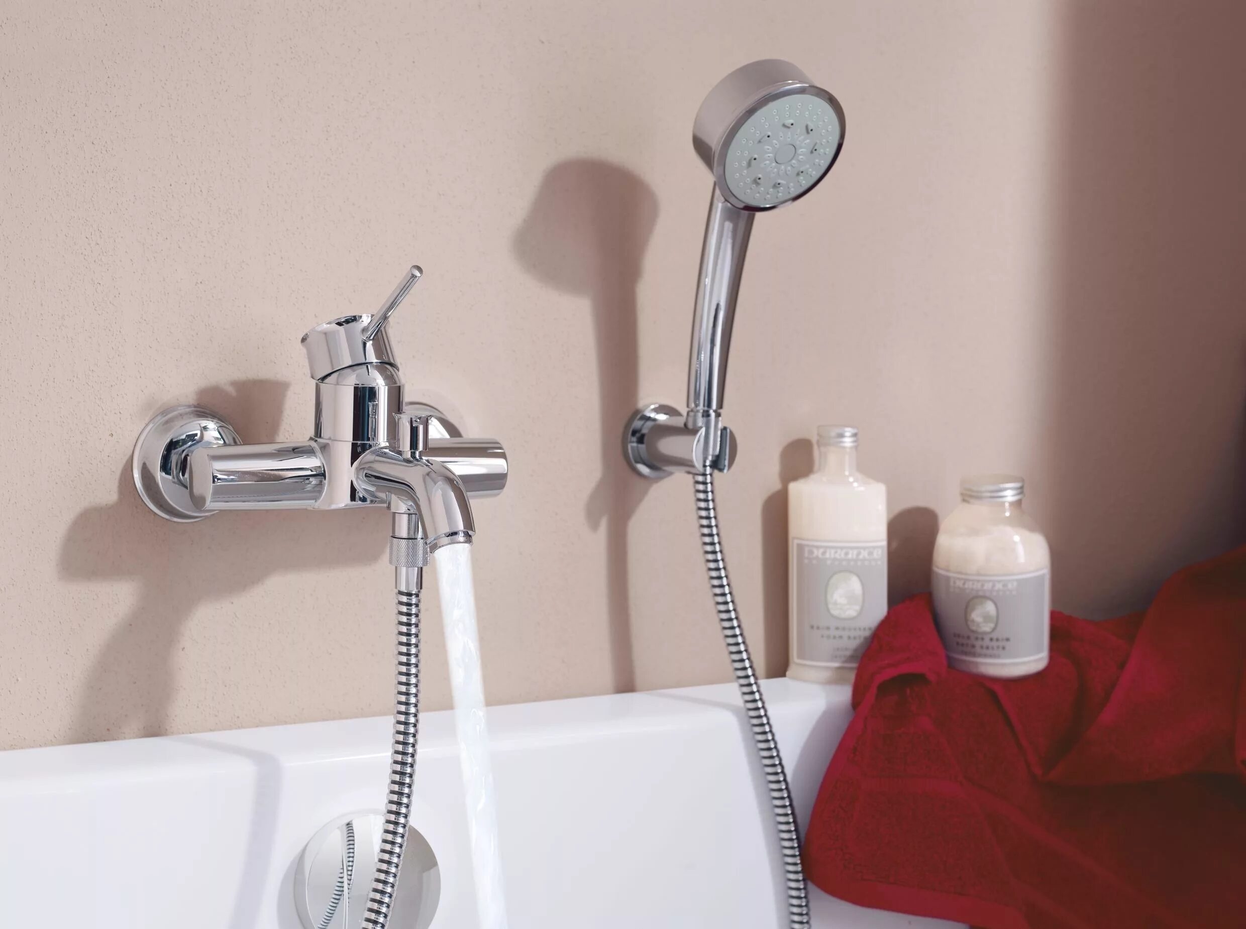 Grohe BAUCLASSIC 32865000. Смеситель для ванны Grohe BAUCLASSIC 32865000. Смеситель Grohe BAUCLASSIC 32865000 для ванны с душем. Grohe BAUCLASSIC, хром (32865000).