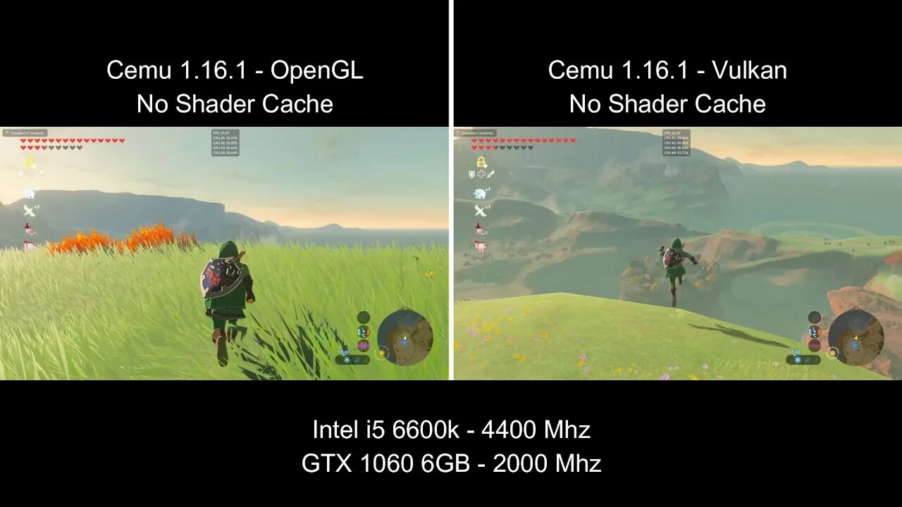 Compiling cached shaders
