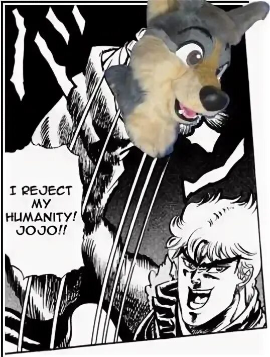 I reject them both. Reject humanity return to monkey мем. jojo monkey. обезьяна джоджо. reject humanity.