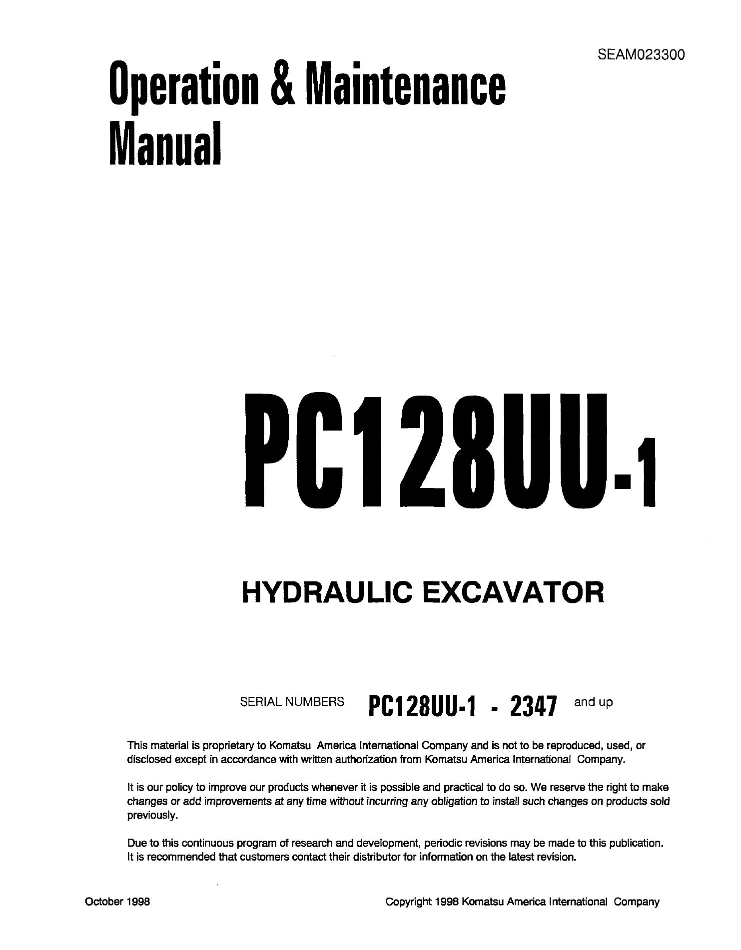 Operation and maintenance manual. Коматсу pc128uu-1 противовес. Wd600 komatsu. Bobcat 873 руководство. Operation and maintenance manual.