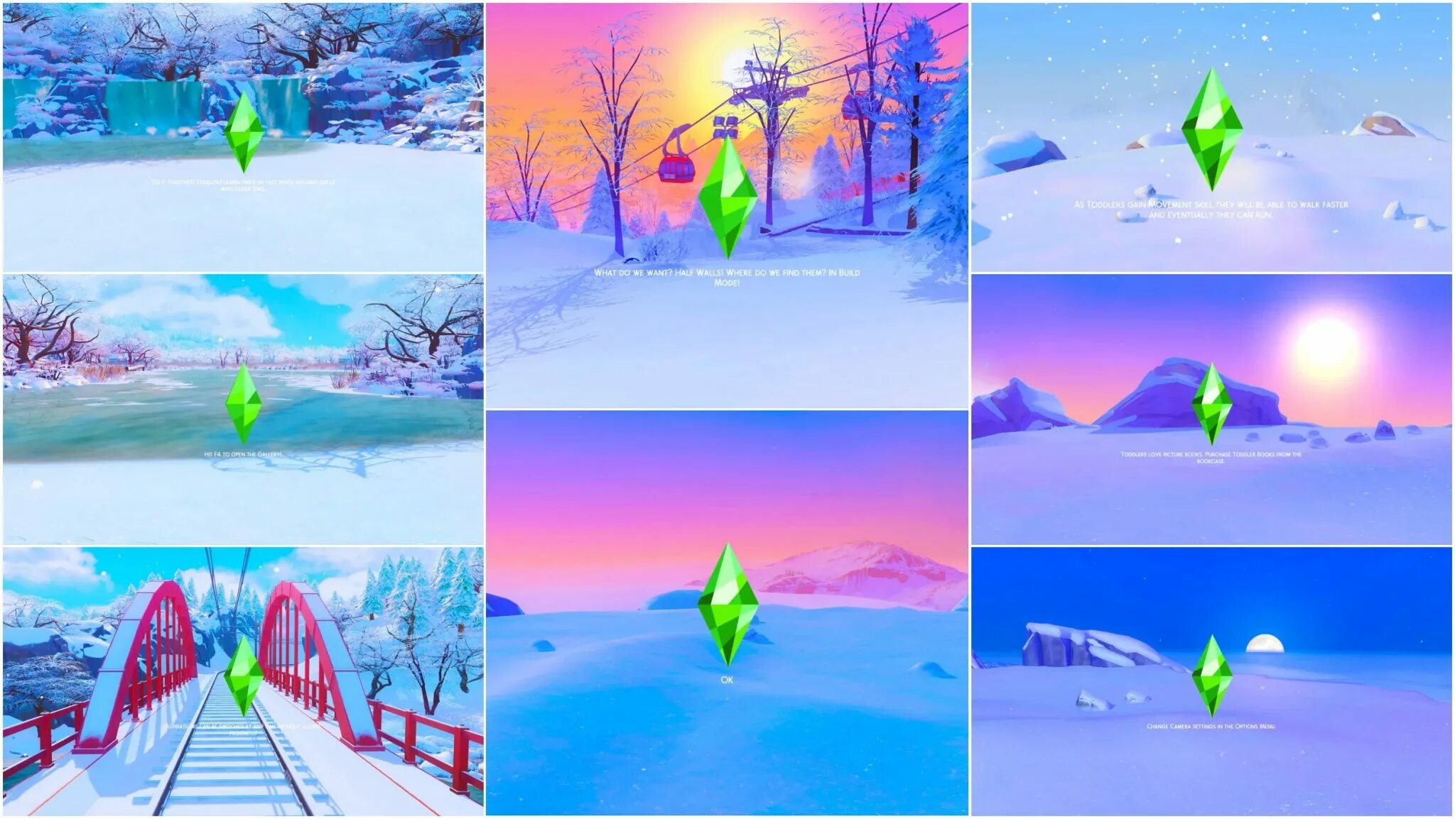 Sims 4 loading screen. Симс 4 гора Комореби. Симс 4 экран. Вершина горы Комореби.