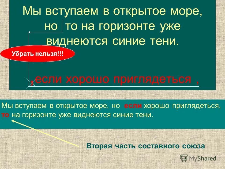 Виднеется правило