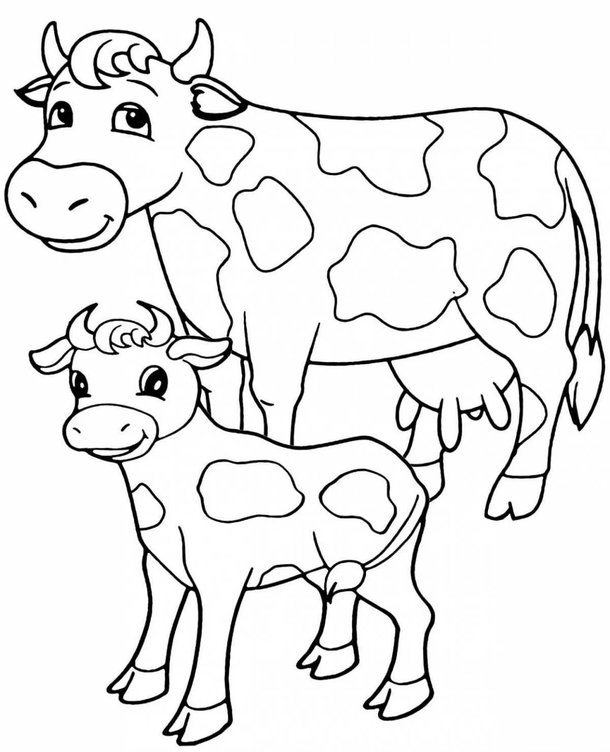Раскраски для детей 3 года коровы. Раскраска корова. Корова раскраска для детей. Раскраска корова с теленком. Раскраска корова с теленком для детей.