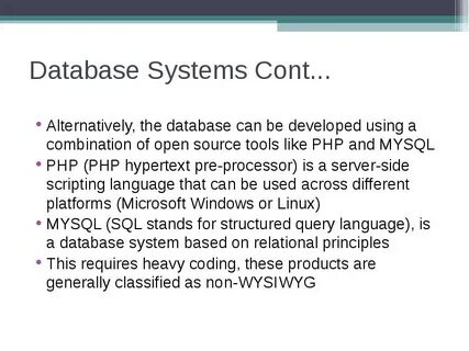 Database system
