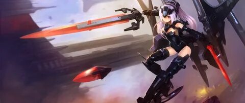Busou Shinki Mecha Girl Wallpaper In 2560x1080 Resolution.