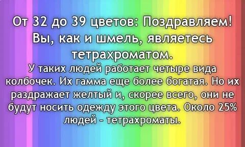 Сколько видите цветов