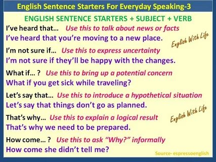 Everyday english phrases