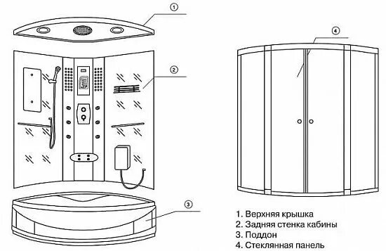 Части душевой кабины. Сборка душевой кабины Coliseum t90. Сборка душевой кабины Эрлит 3512. Сборка душевой кабины Deto. Душевая кабина Ниагара 80х80 схема.