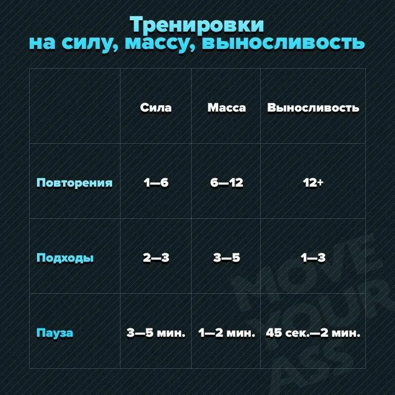 Программа подходов. Подходы и повторения. программа тренировок на силу. план тренировок на массу. план тренировок на выносливость.