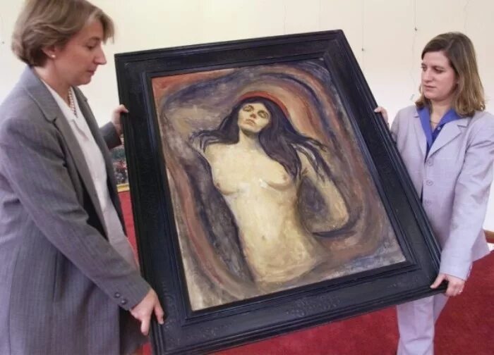 Мадонна картина Мунка. Краденные картины