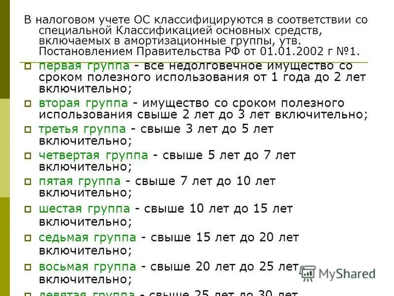 Срок службы ос. Амортизационные группы. Амортизационные группы основных средств 2021. Группы амортизации основных средств 2021. Классификация основных средств в налоговом учете.