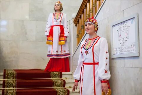Национальный костюм чувашии женский