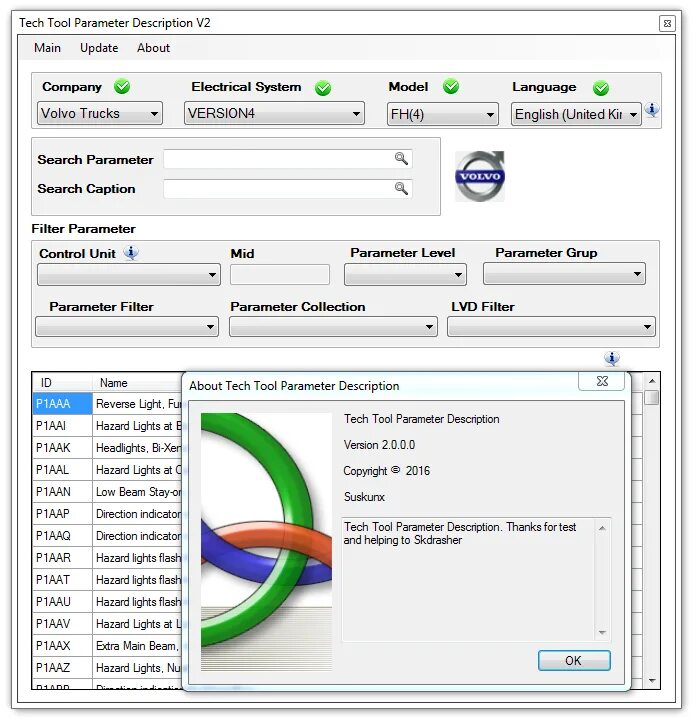 Parameter collection. Volvo Tech Tool. Volvo 21957053 TECHTOOL. Установка программой Tech Tool.