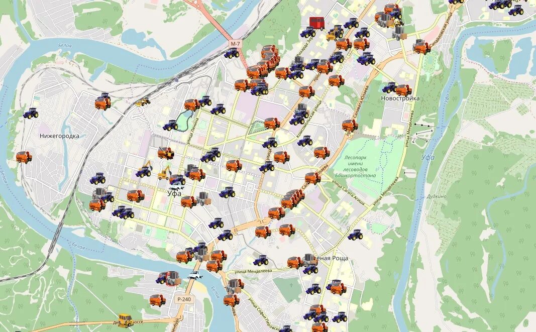 Карта работы коммунальной техники. Интерактивная карта Уфа Снежная. Уборка снега по муниципальным районам интерактивная карта.