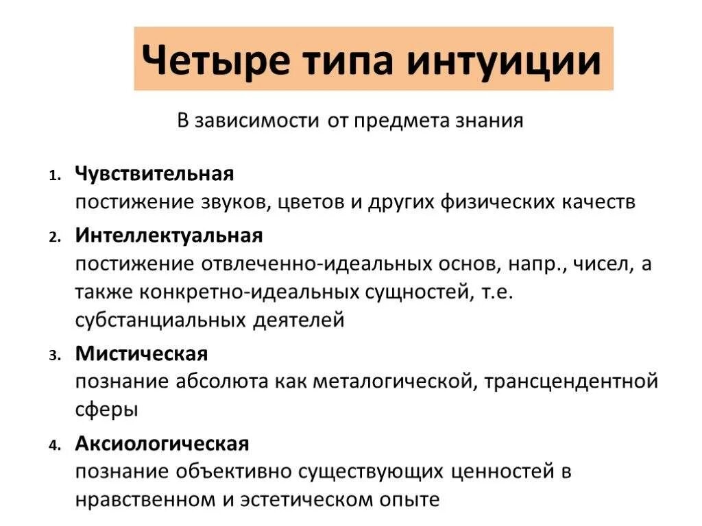 Интуитивные возможности. Типы интуиции философия. Интуиция это в философии. Формы познания интуиция. Интуиция презентация.